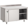 Stainless Steel Heated Cabinet with Backsplash - L 2000 x D 700mm - Gastro M