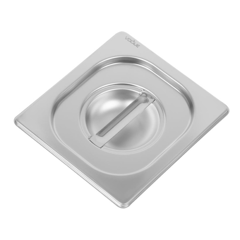 Stainless Steel Lid - GN 1/6 - Vogue - Fourniresto Stainless Steel Lid - GN 1/6 - Vogue - Fourniresto