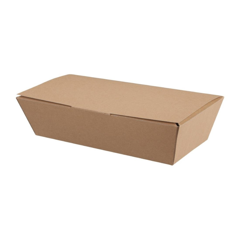 Kompostierbare Kraft-Lebensmittelboxen - L 250mm - Packung mit 150 - Colpac Kompostierbare Kraft-Lebensmittelboxen - L 250mm - Packung mit 150 - Colpac