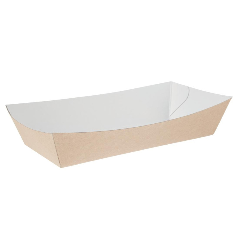 Compostable Medium Kraft Food Trays - Pack of 250 - Colpac Compostable Medium Kraft Food Trays - Pack of 250 - Colpac
