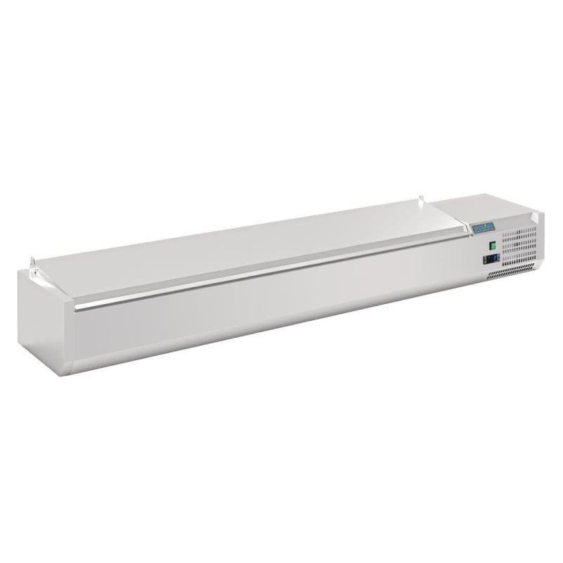 Saladette À Poser Avec Couvercle Série G - 10 x GN 1/4 - Polar Saladette À Poser Avec Couvercle Série G - 10 x GN 1/4 - Polar