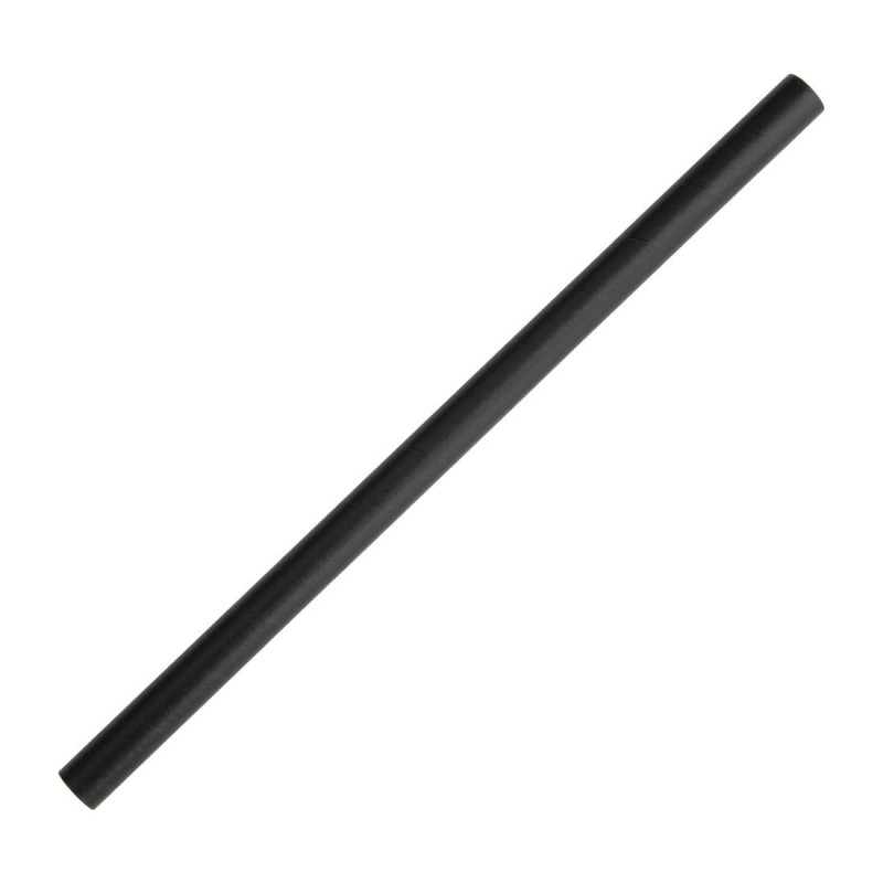 Pailles À Smoothie en Papier - Noires - L 210mm - Lot de 250 - Fiesta Green Pailles À Smoothie en Papier - Noires - L 210mm - Lot de 250 - Fiesta Green