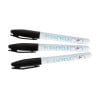 Permanente Schwarze Lebensmittelmarker - Set von 3 - FourniResto