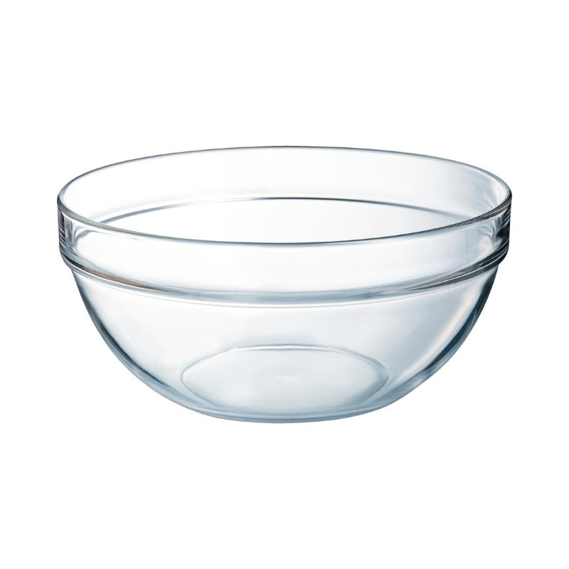 Saladiers empilables en verre trempé -Ø290mm - Lot de 6 - Arcoroc - Fourniresto Saladiers empilables en verre trempé -Ø290mm - Lot de 6 - Arcoroc - Fourniresto