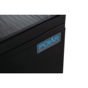 Schwarze Kühlvitrine Serie C - 68 L - Polar
