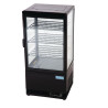 Schwarze Kühlvitrine Serie C - 68 L - Polar
