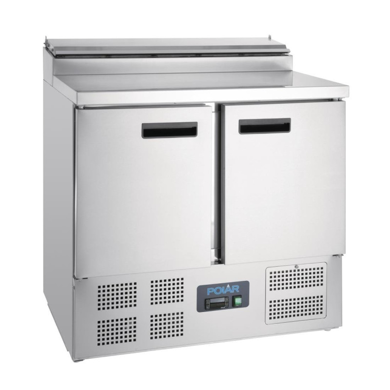 Refrigerated Preparation Counter Pizza Salads Series G -254L - Polar - Fourniresto Refrigerated Preparation Counter Pizza Salads Series G -254L - Polar - Fourniresto