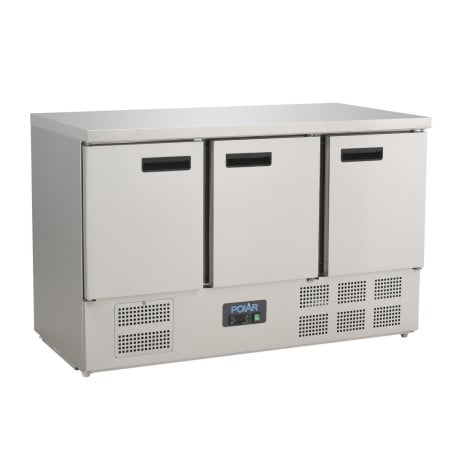 3 Door Refrigerated Table G Series - 368 L - Polar