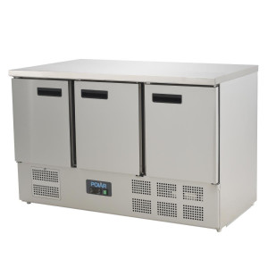 3 Door Refrigerated Table G Series - 368 L - Polar
