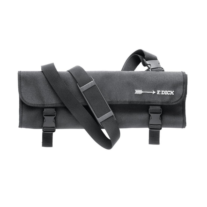 Knife Case in Fabric With Black Strap 11 Pieces - Dick Knife Case in Fabric With Black Strap 11 Pieces - Dick