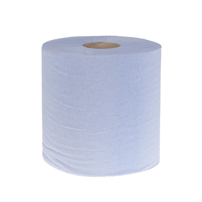 Central Feed Roll 1 Ply - Blue - Jantex Central Feed Roll 1 Ply - Blue - Jantex