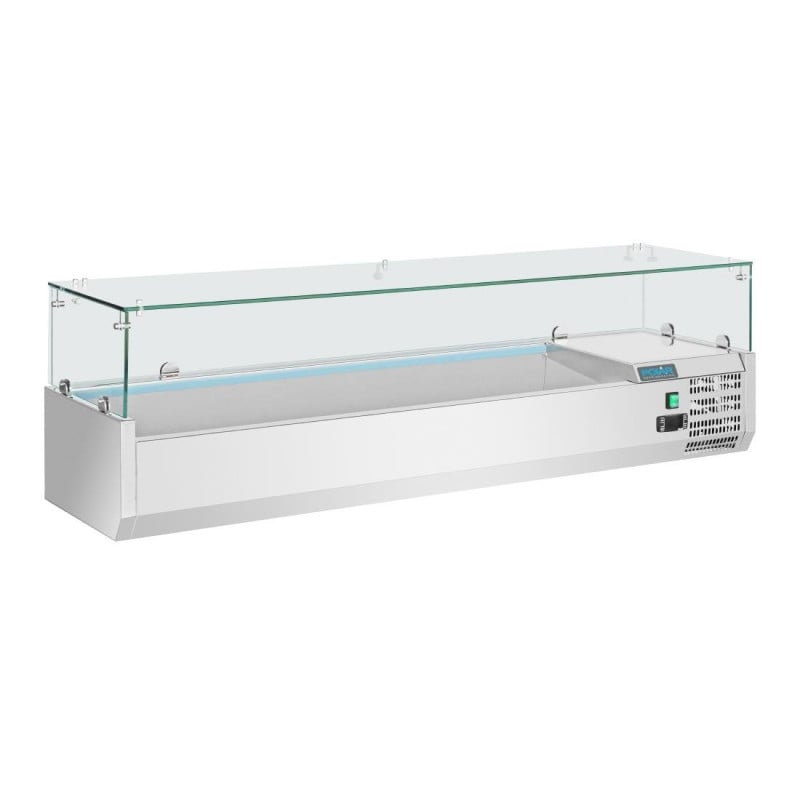 Vitrine Réfrigérée À Ingrédients 5X Gn 1/3 Et 1X Gn 1/2 Série G - Polar - Fourniresto Vitrine Réfrigérée À Ingrédients 5X Gn 1/3 Et 1X Gn 1/2 Série G - Polar - Fourniresto
