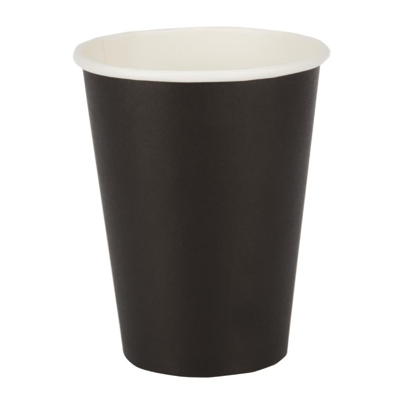 Gobelets Jetables Boissons Chaudes Noirs 340ml - Lot de 50 - Fiesta Gobelets Jetables Boissons Chaudes Noirs 340ml - Lot de 50 - Fiesta