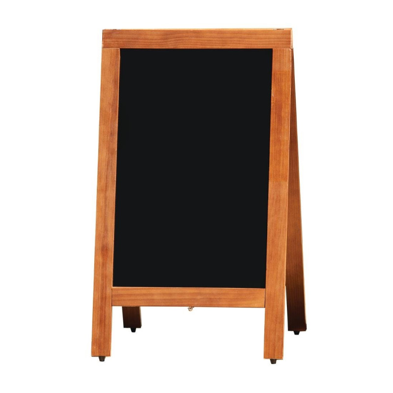 Gehwegtafel Holzrahmen 1200 x 700 mm - Olympia - Fourniresto Gehwegtafel Holzrahmen 1200 x 700 mm - Olympia - Fourniresto