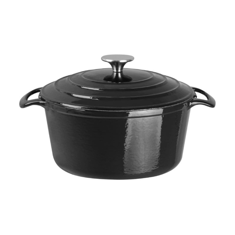 Grande Cocotte Ronde Noire - 4L - Vogue Grande Cocotte Ronde Noire - 4L - Vogue