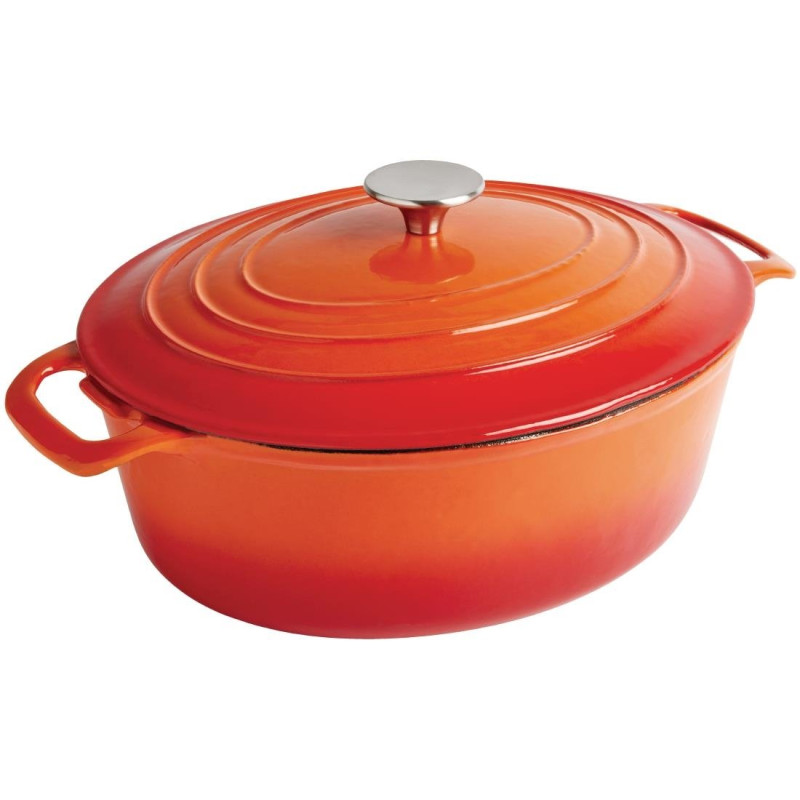 Cocotte Oval Orange - 5L - Vogue Cocotte Oval Orange - 5L - Vogue