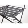 Stahl-Terrassenstühle - Schwarz - 2er-Set - Bolero - Fourniresto