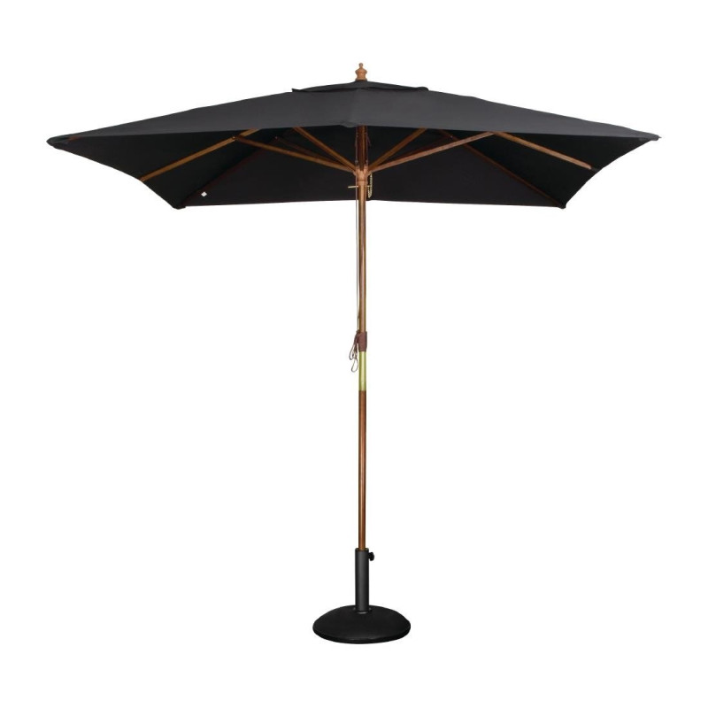 Parasol Carré Noir - L 2500mm - Bolero Parasol Carré Noir - L 2500mm - Bolero