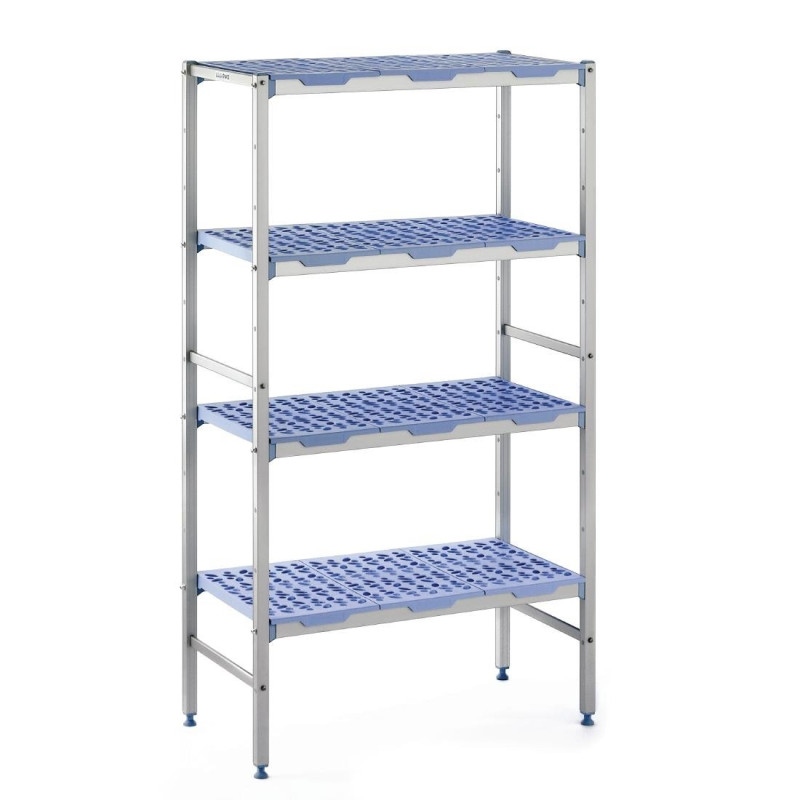 Modulares Regal 4 Ebenen - B 1492 x T 500mm - Tournus Modulares Regal 4 Ebenen - B 1492 x T 500mm - Tournus