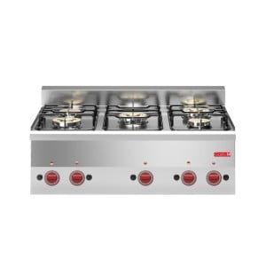 Gasherd zum Aufstellen 5 Flammen 600 - Gastro M
