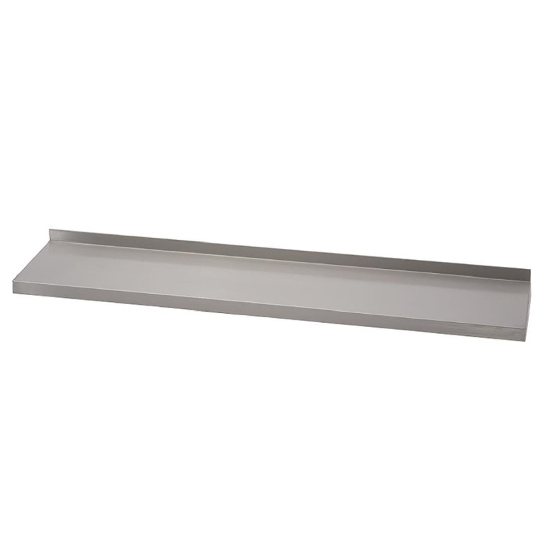 Wandregal aus Edelstahl ohne Halterungen - B 1200 x T 400mm - Gastro M Wandregal aus Edelstahl ohne Halterungen - B 1200 x T 400mm - Gastro M