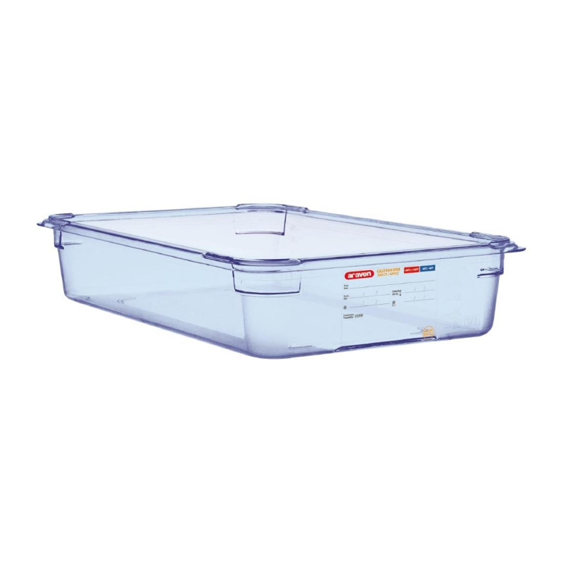 Luftdichte blaue ABS-GN1/1-Box 100mm - Araven - Fourniresto Luftdichte blaue ABS-GN1/1-Box 100mm - Araven - Fourniresto