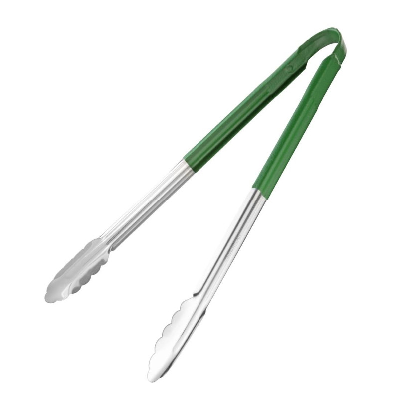 Pince de service 405mm verte - Vogue - Fourniresto Pince de service 405mm verte - Vogue - Fourniresto