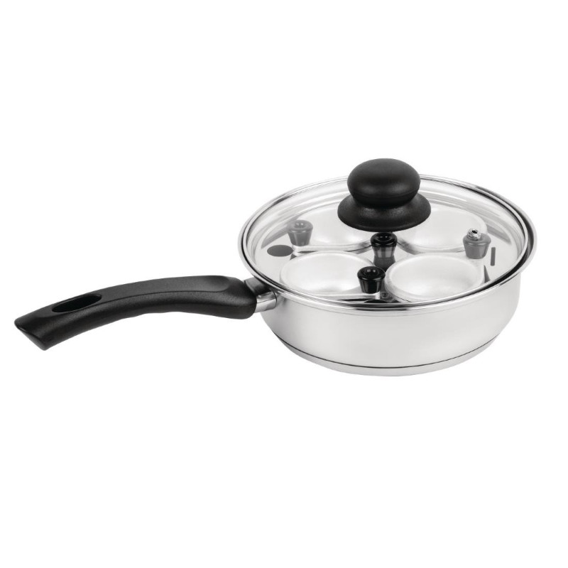 Eier-Poche-Pfanne aus Aluminium - Ø 200 mm - Vogue Eier-Poche-Pfanne aus Aluminium - Ø 200 mm - Vogue