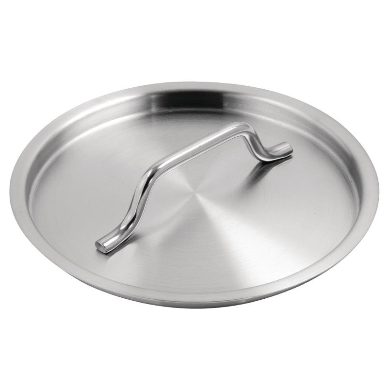 Stainless Steel Lid - Ø 140mm - Vogue Stainless Steel Lid - Ø 140mm - Vogue