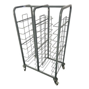 Clearing trolley in steel 20 trays - FourniResto
