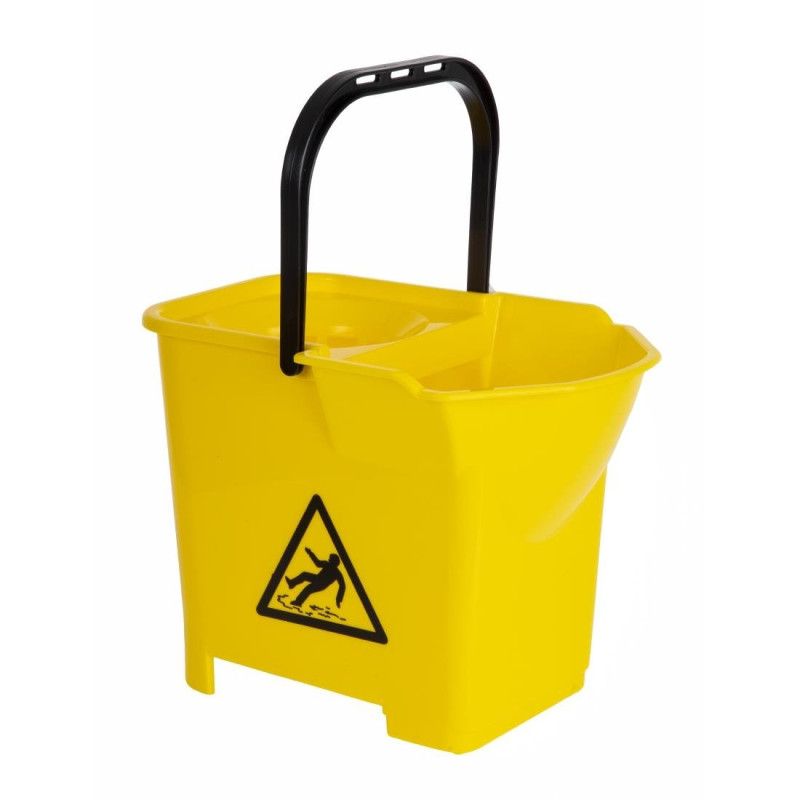 Yellow mop bucket - Jantex - Fourniresto Yellow mop bucket - Jantex - Fourniresto