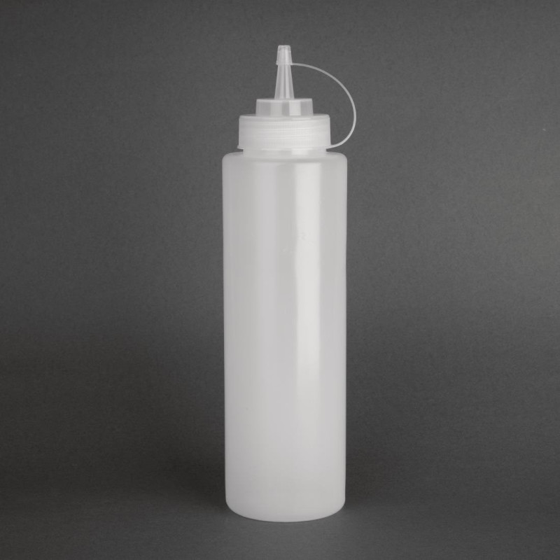 Sauce dispenser 1L transparent - Vogue - Fourniresto Sauce dispenser 1L transparent - Vogue - Fourniresto