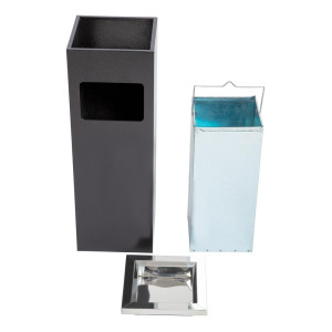 Aschenbecher Mülleimer Kubisch - 10L - Bolero