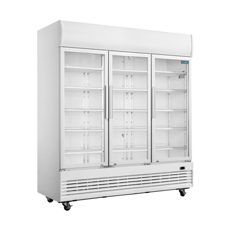 Refrigerated Display Cabinet with 3 Doors - 1300 L - Polar Refrigerated Display Cabinet with 3 Doors - 1300 L - Polar