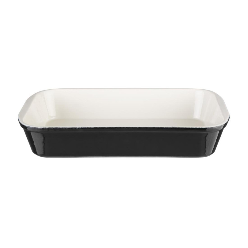 Plat à Rôtir Fonte Noir 355x220mm Vogue - Cuisine professionnelle Plat à Rôtir Fonte Noir 355x220mm Vogue - Cuisine professionnelle