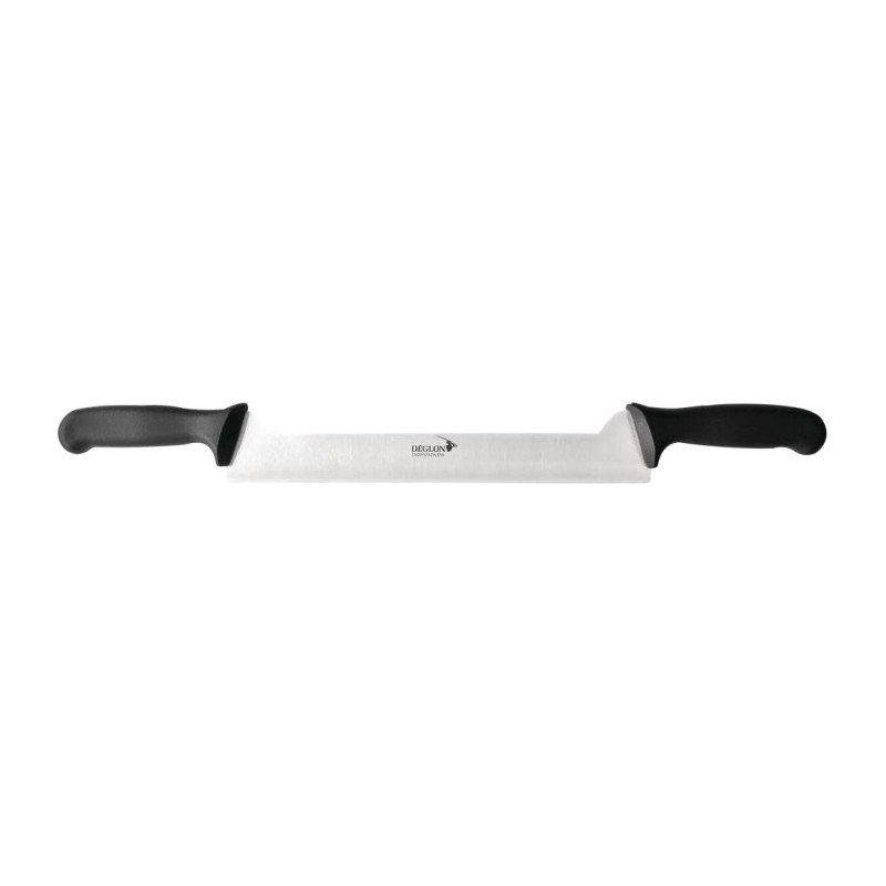 Couteau à Fromage 2 Mains Manches Décalés Surmoulés DEGLON 40 cm - Qualité Professionnelle Couteau à Fromage 2 Mains Manches Décalés Surmoulés DEGLON 40 cm - Qualité Professionnelle