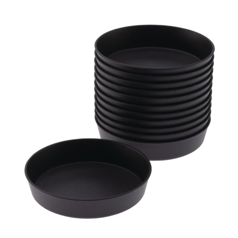 Set of 12 Exoglass Quiche Molds Matfer Bourgeat - Ø 100 mm Set of 12 Exoglass Quiche Molds Matfer Bourgeat - Ø 100 mm