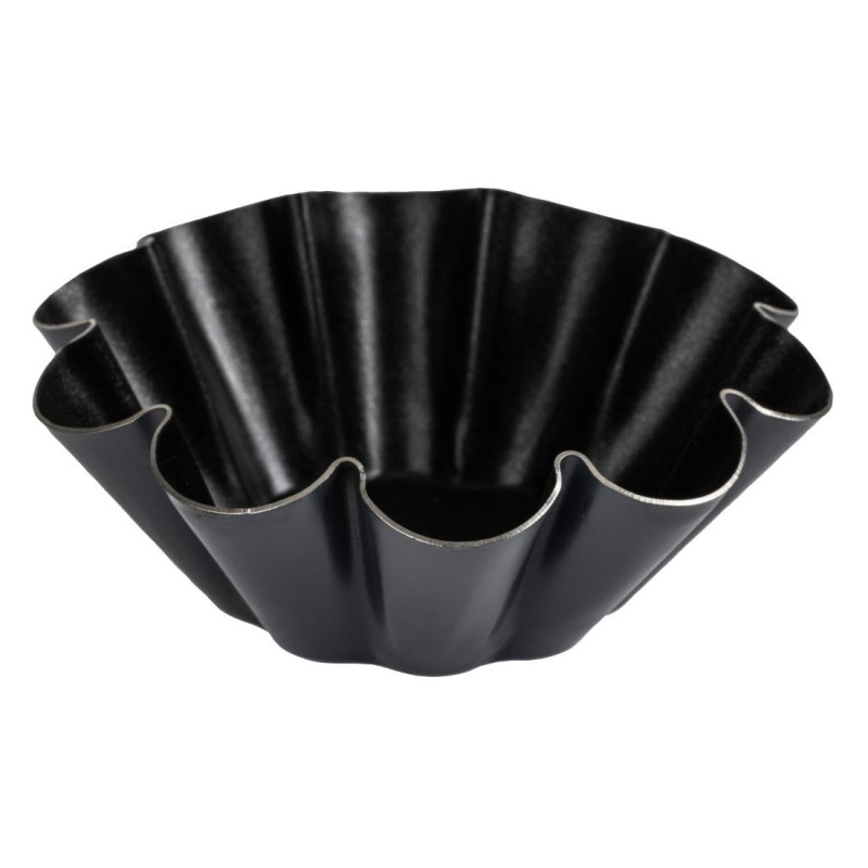Muschelförmige Antihaft-Mini-Brioche-Formen 75 mm - 12er-Pack, Matfer Bourgeat Muschelförmige Antihaft-Mini-Brioche-Formen 75 mm - 12er-Pack, Matfer Bourgeat