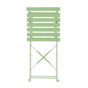 Light Green Steel Folding Chairs - Comfort and Durability