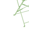 Light Green Steel Folding Chairs - Comfort and Durability