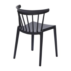 Anthrazit Polypropylen Stühle - 4er Set: Elegantes Design und dauerhafter Komfort