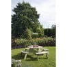 Runder Holztisch für Picknick 2000mm Rowlinson: Robust & Elegant