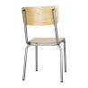 Galvanisierter Holzstuhl - Set mit 4 Bolero