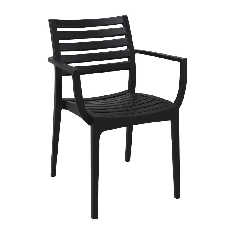 Schwarze Sessel Artemis Siesta - Modernes Design und Haltbarkeit
