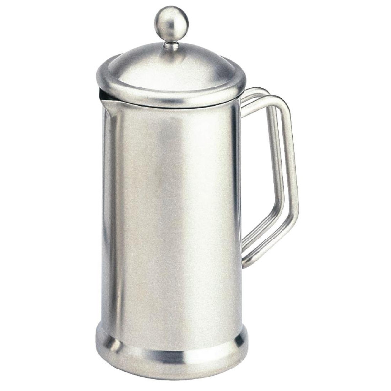 Satin Stainless Steel 8-Cup Olympia GD170 French Press - Elegance and Robustness Satin Stainless Steel 8-Cup Olympia GD170 French Press - Elegance and Robustness