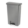 Grauer Frontpedal-Mülleimer 50L - Hygienisch & Praktisch | Rubbermaid