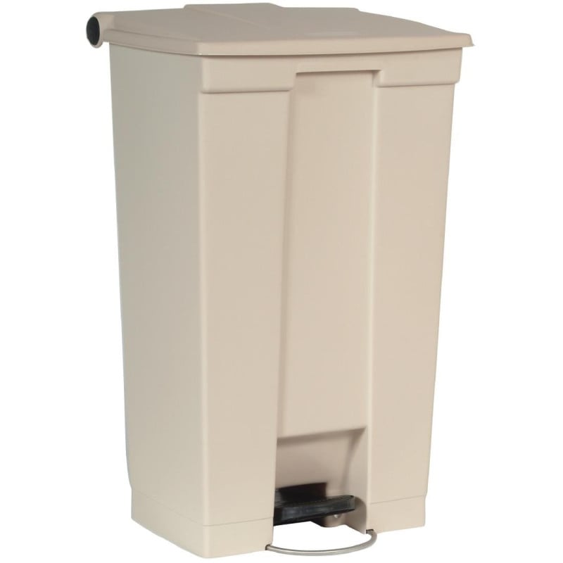 Beiger Pedalbehälter 87L Rubbermaid Step-On: Haltbarkeit und Hygiene Beiger Pedalbehälter 87L Rubbermaid Step-On: Haltbarkeit und Hygiene
