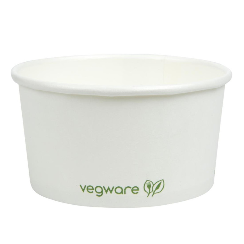 Compostable Soup/Ice Cream Bowls 170ml - Lot of 1000 Vegware Compostable Soup/Ice Cream Bowls 170ml - Lot of 1000 Vegware