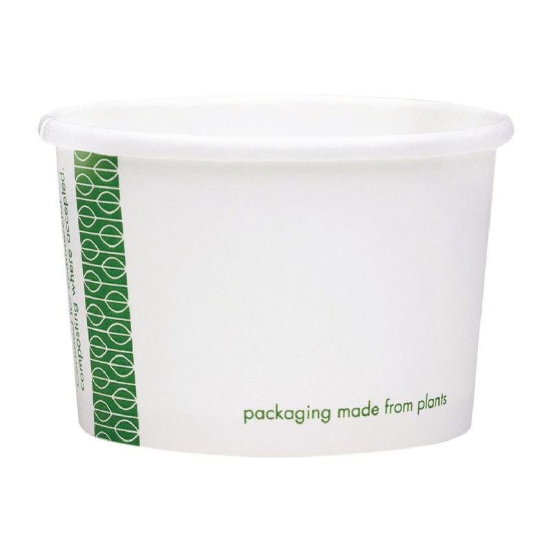 Pots pour Aliments Chauds Compostables 110 m - Lot de 1000 Vegware - Pratiques et Respectueux de l'Environnement Pots pour Aliments Chauds Compostables 110 m - Lot de 1000 Vegware - Pratiques et Respectueux de l'Environnement