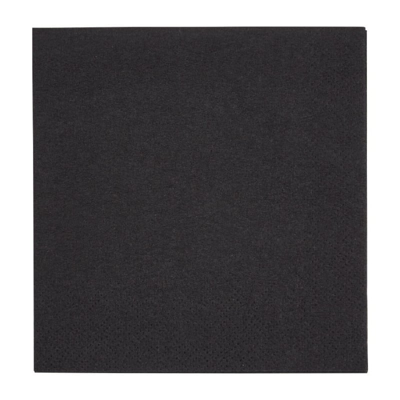 Servietten Cocktail 2-lagig Schwarz - Packung 4000 | Hochwertige Qualität Servietten Cocktail 2-lagig Schwarz - Packung 4000 | Hochwertige Qualität